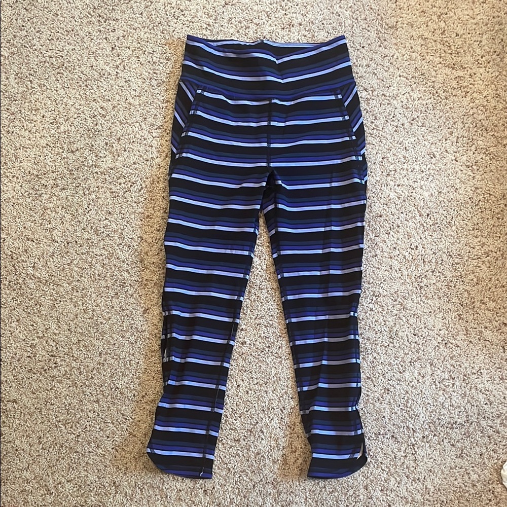 FP Movement by Free People Blue Ankle Cropped Pants